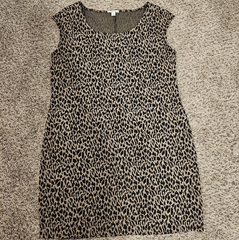 Nine West Animal Print Mini Dress